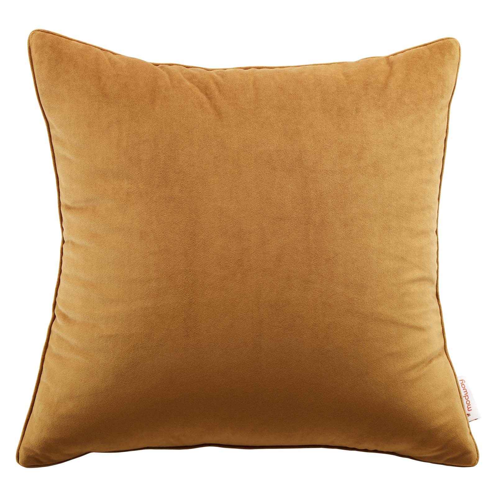 Enhance 20" Performance Velvet Throw Pillow by Modway