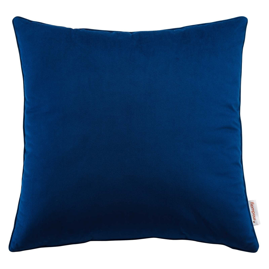 Enhance 20" Performance Velvet Throw Pillow by Modway