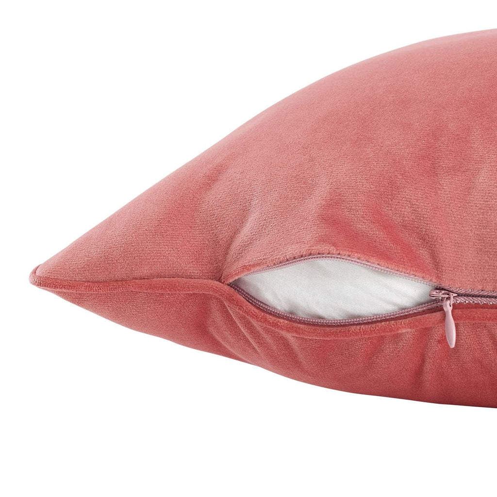 Enhance 24" Performance Velvet Throw Pillow by Modway