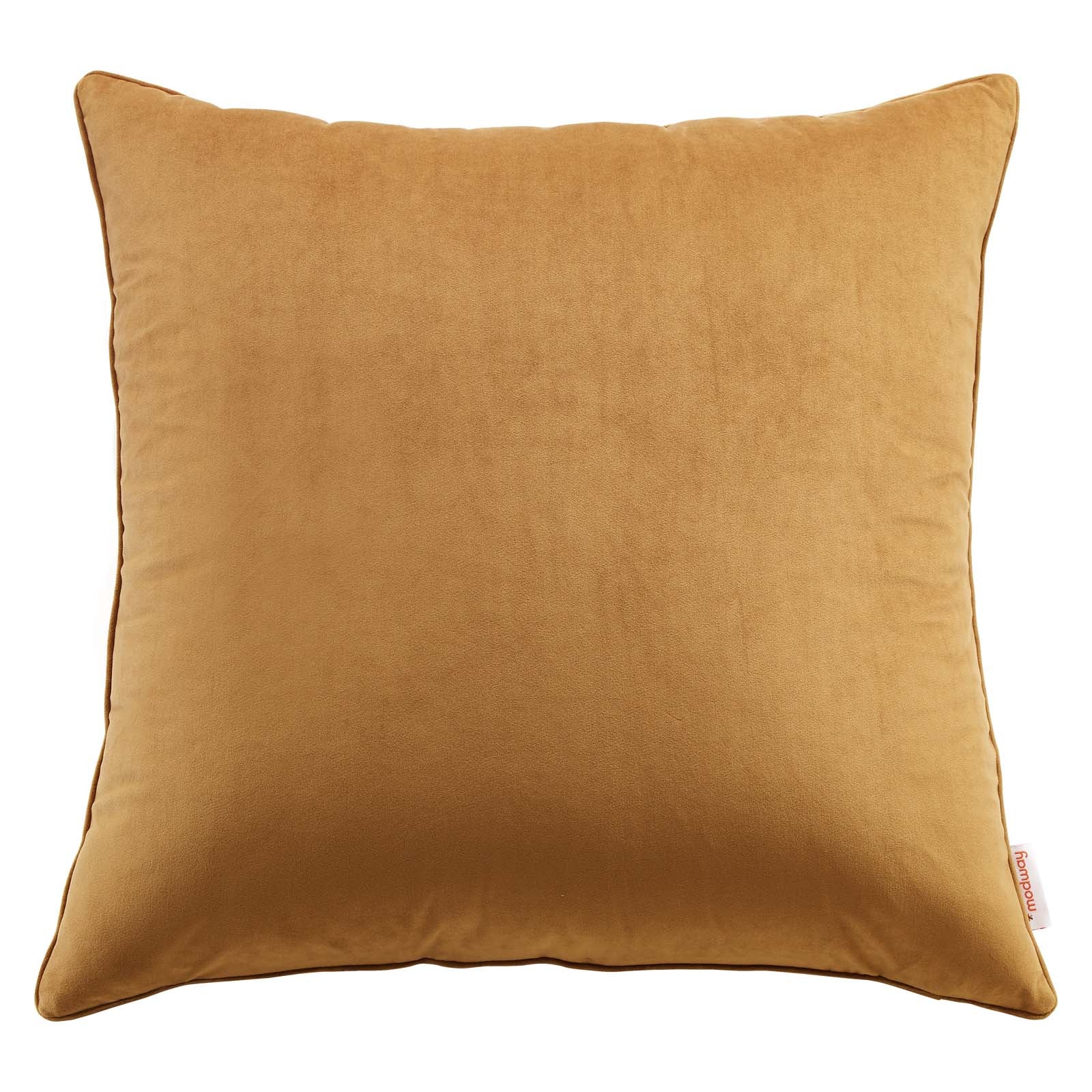 Enhance 24" Performance Velvet Throw Pillow by Modway