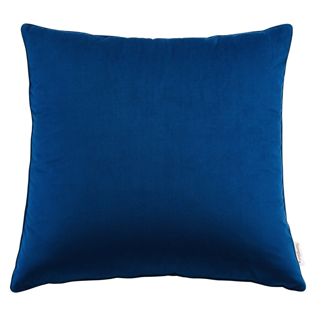 Enhance 24" Performance Velvet Throw Pillow by Modway