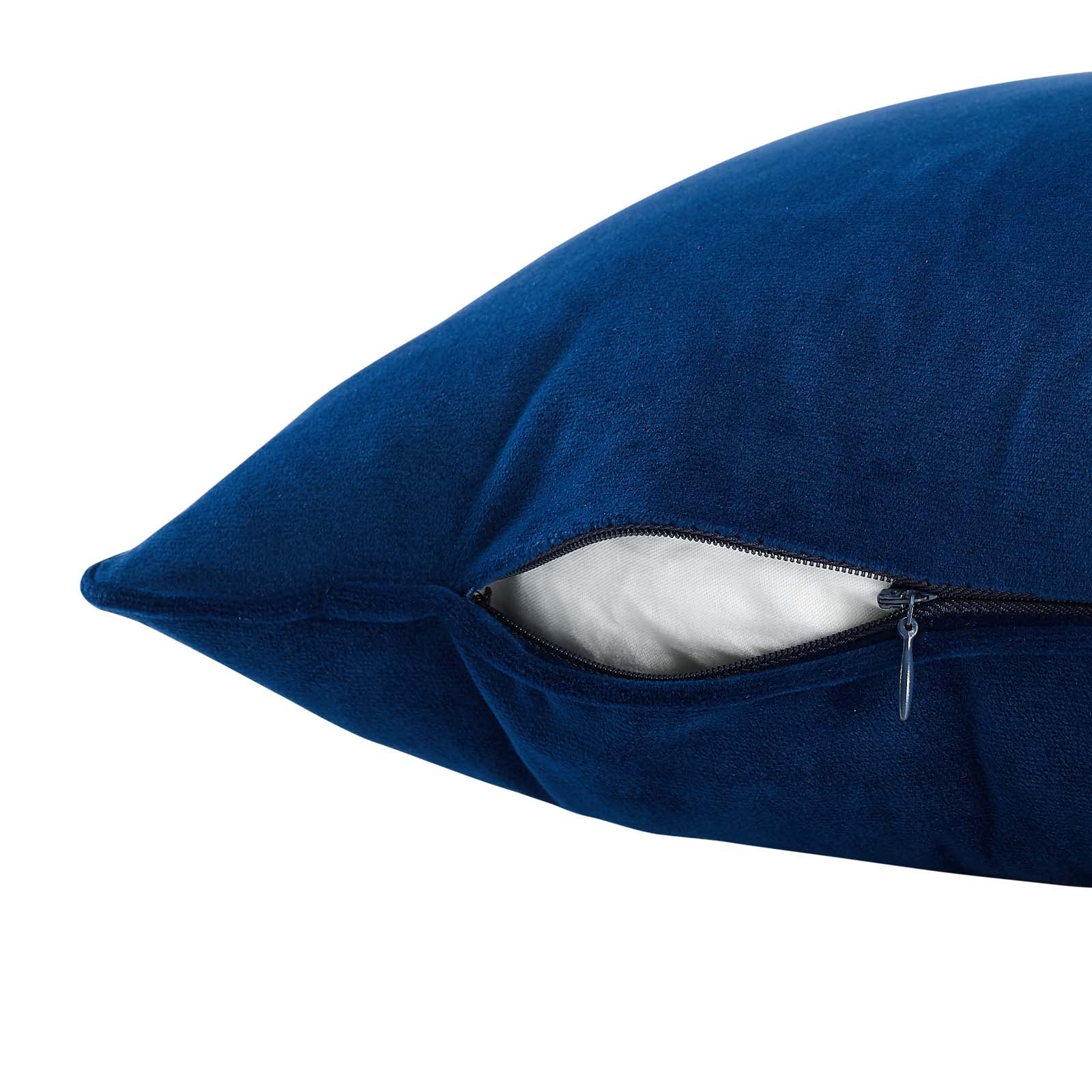 Enhance 24" Performance Velvet Throw Pillow by Modway
