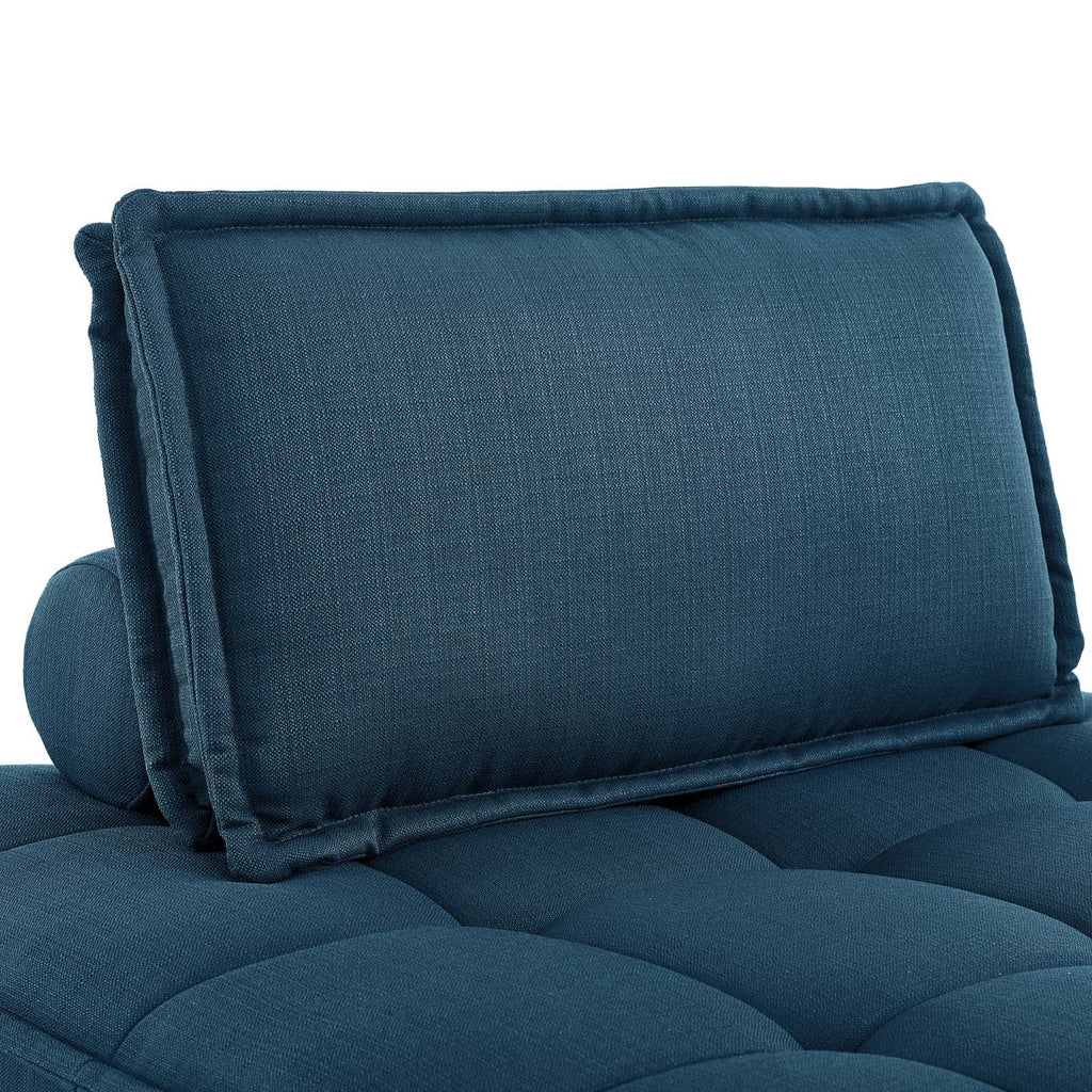 Saunter Tufted Fabric Armless Chair by Modway