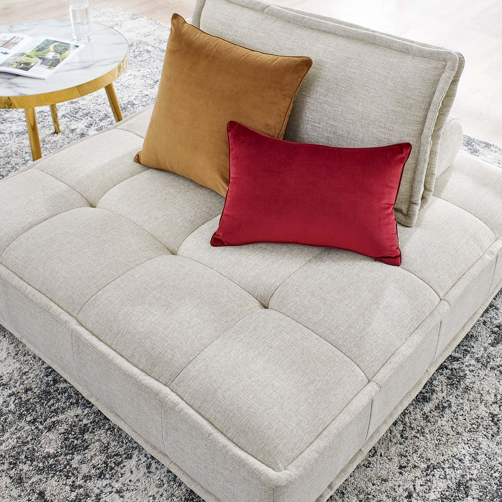 Saunter Tufted Fabric Armless Chair by Modway