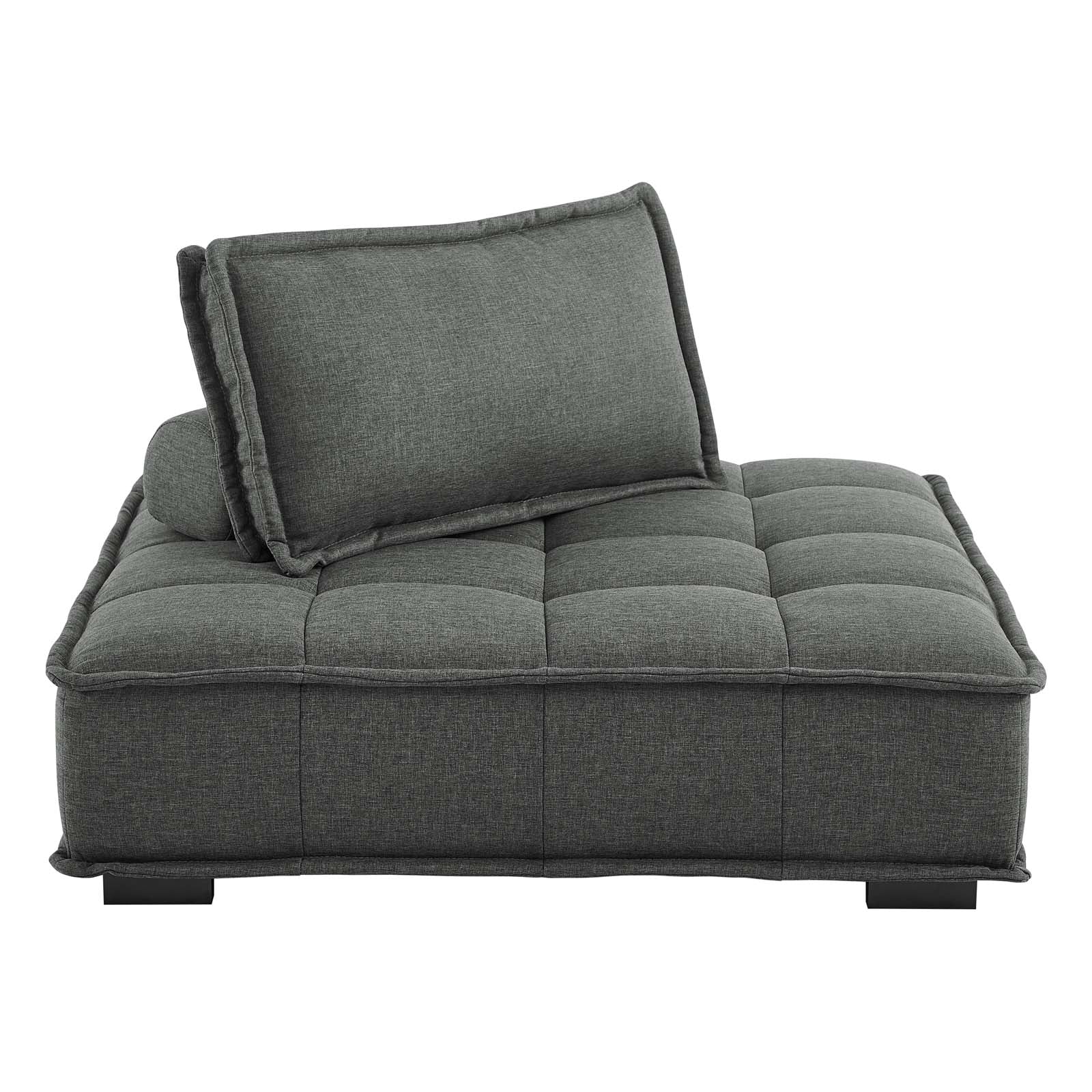 Saunter Tufted Fabric Armless Chair by Modway