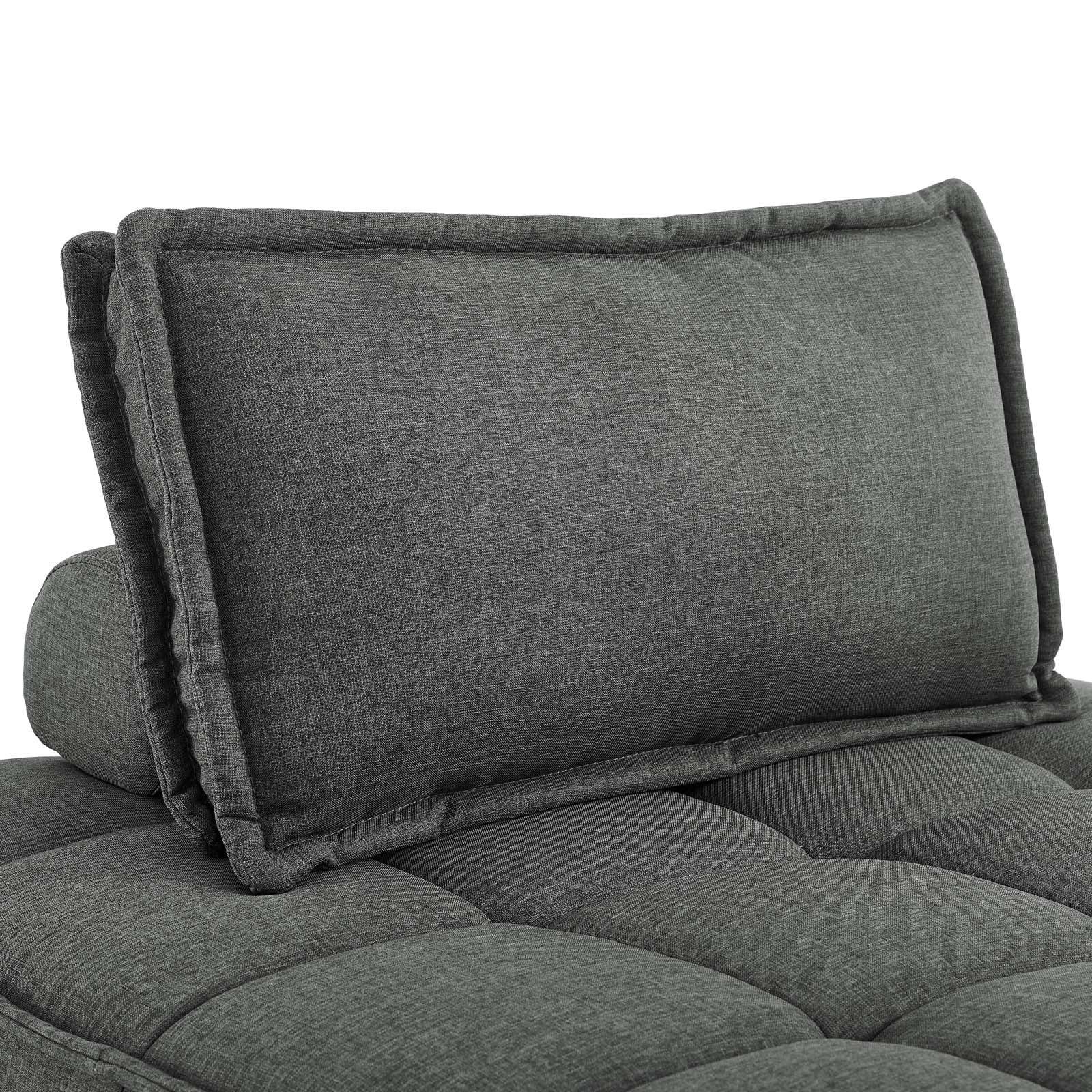 Saunter Tufted Fabric Armless Chair by Modway