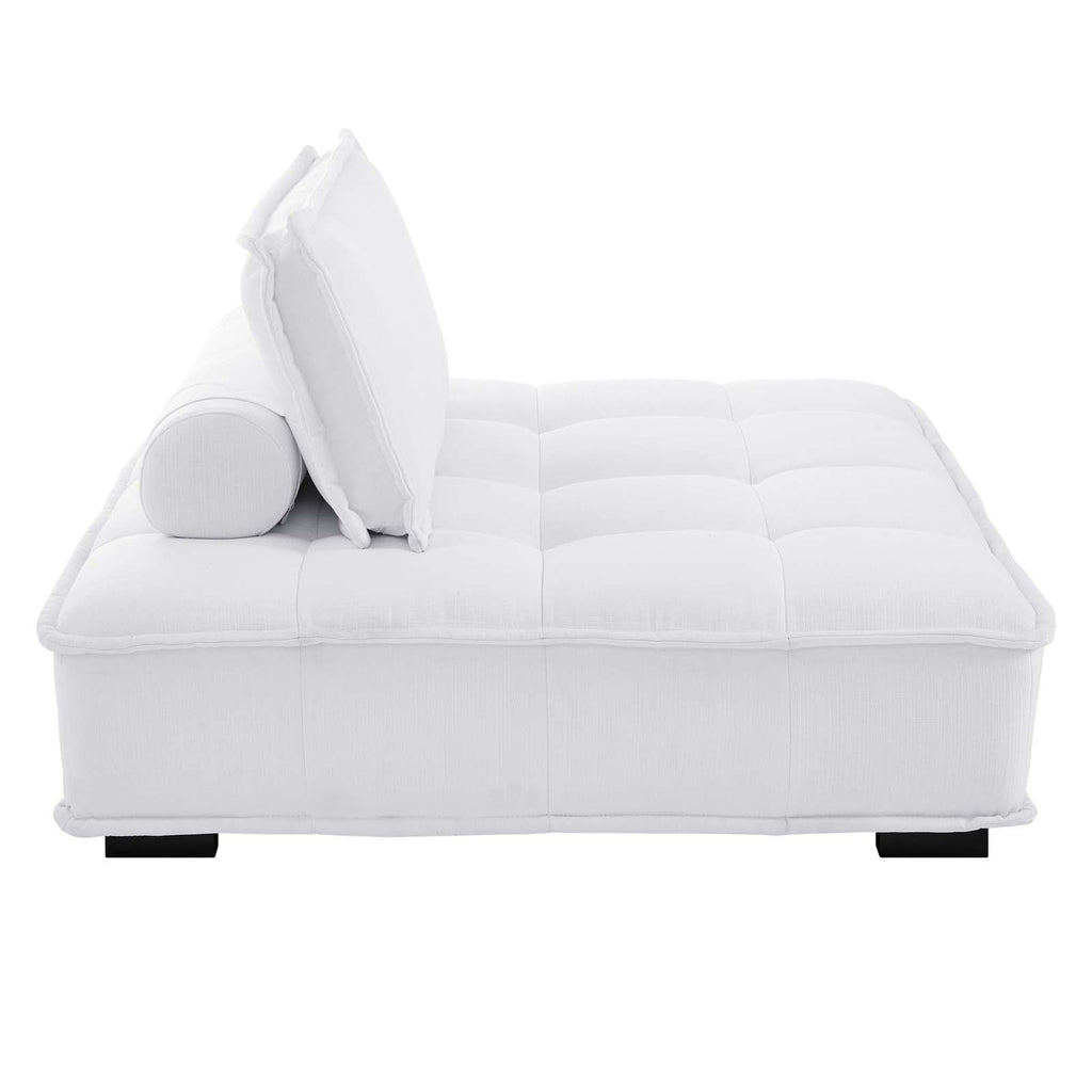 Saunter Tufted Fabric Armless Chair by Modway