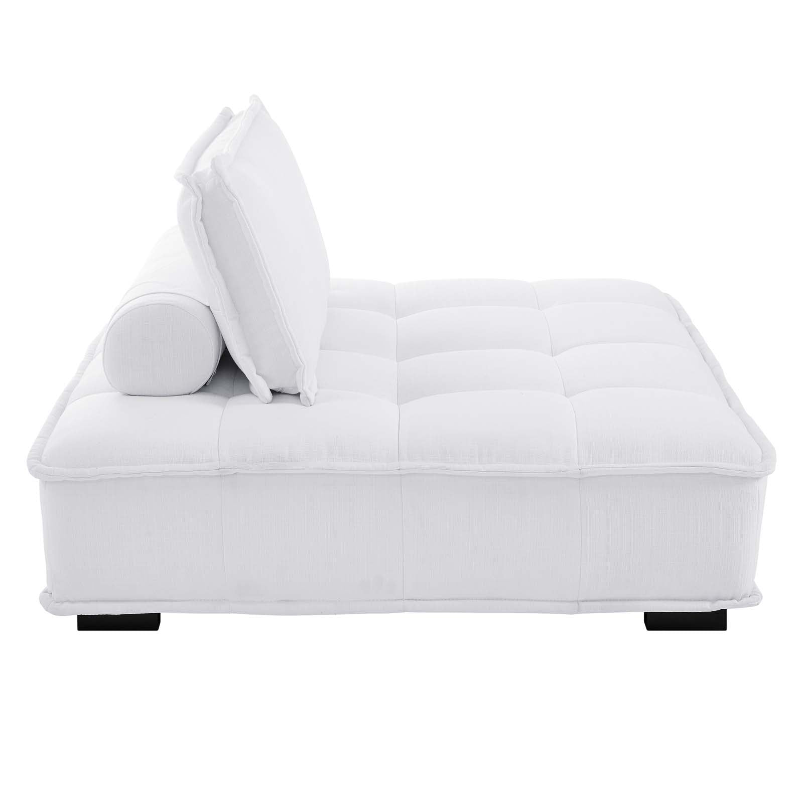 Saunter Tufted Fabric Armless Chair by Modway