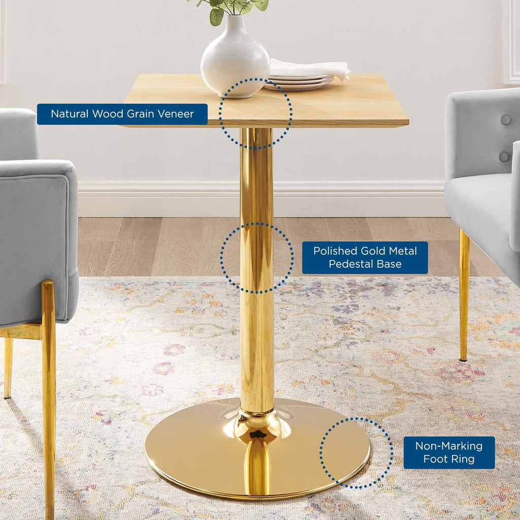 Verne 24" Square Dining Table by Modway
