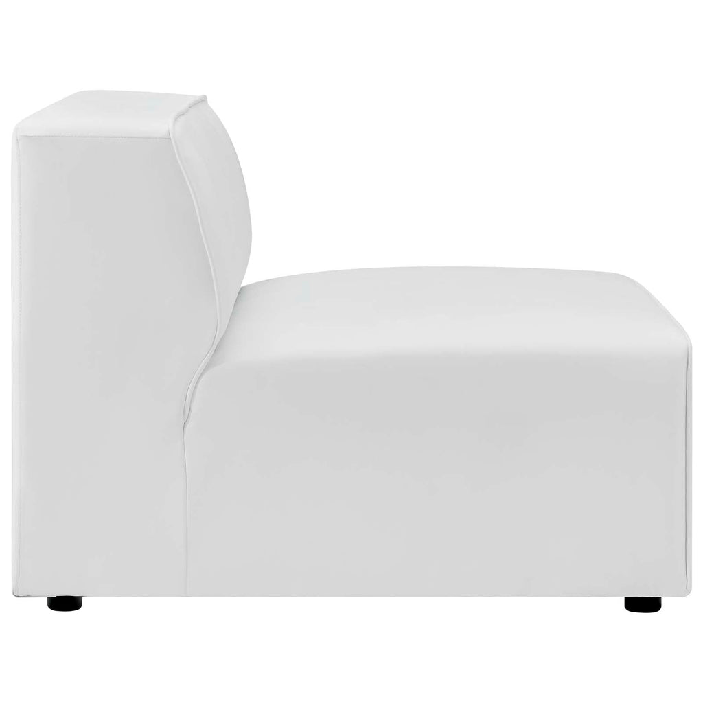Mingle 4-Piece Vegan Leather Sectional Sofa by Modway