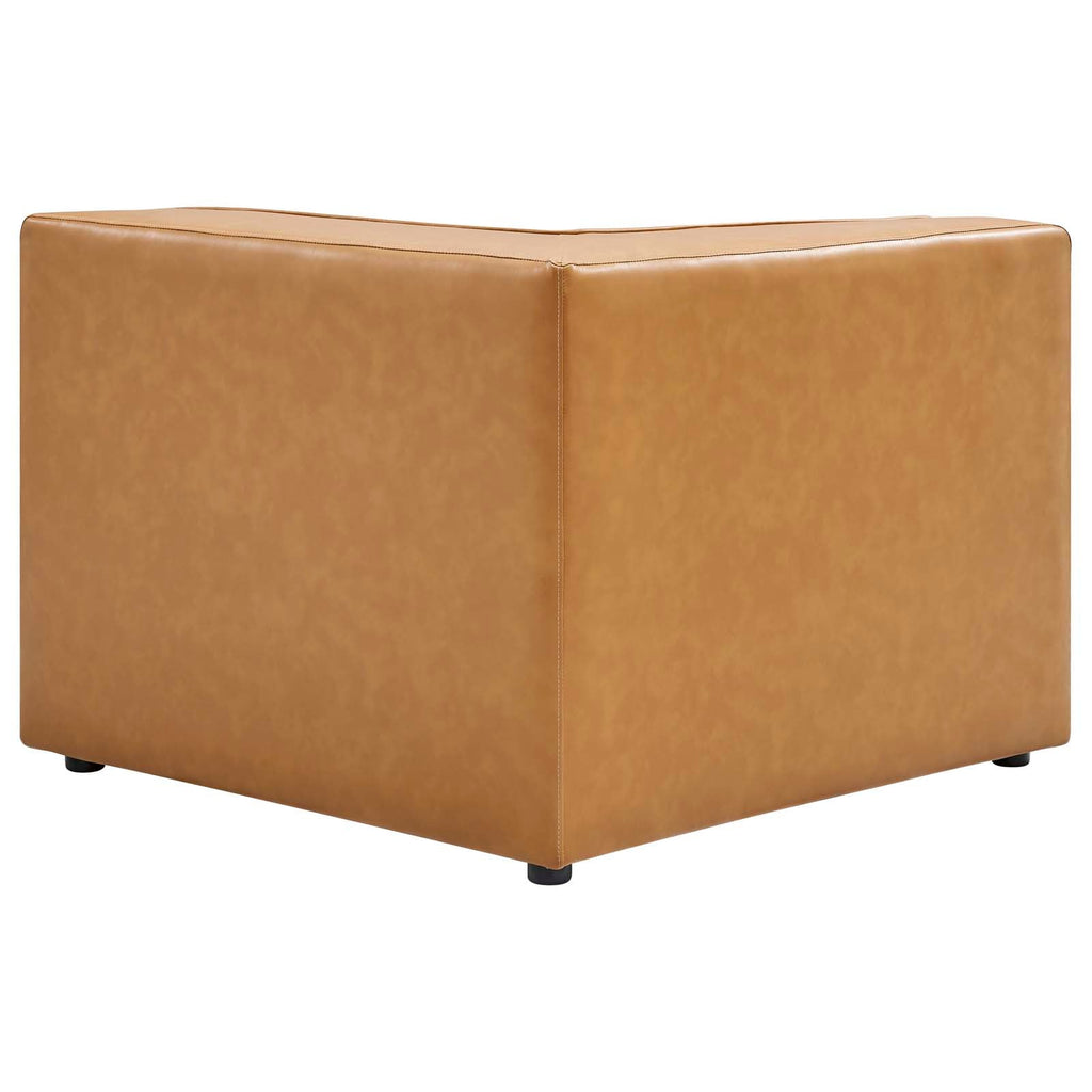 Mingle 5-Piece Vegan Leather Sectional Sofa by Modway
