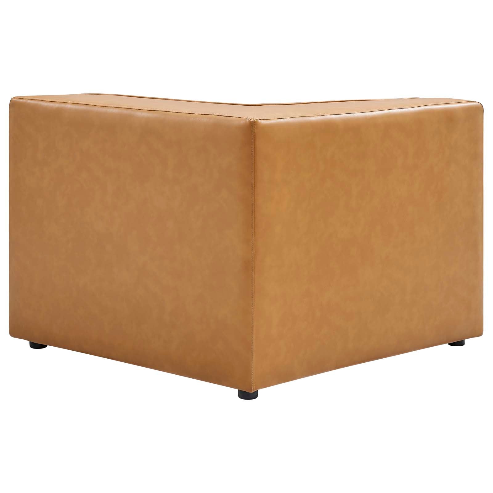 Mingle 5-Piece Vegan Leather Sectional Sofa by Modway