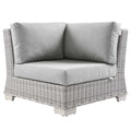 Conway Outdoor Patio Wicker Rattan Corner Chair by Modway