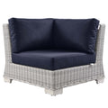 Conway Outdoor Patio Wicker Rattan Corner Chair by Modway