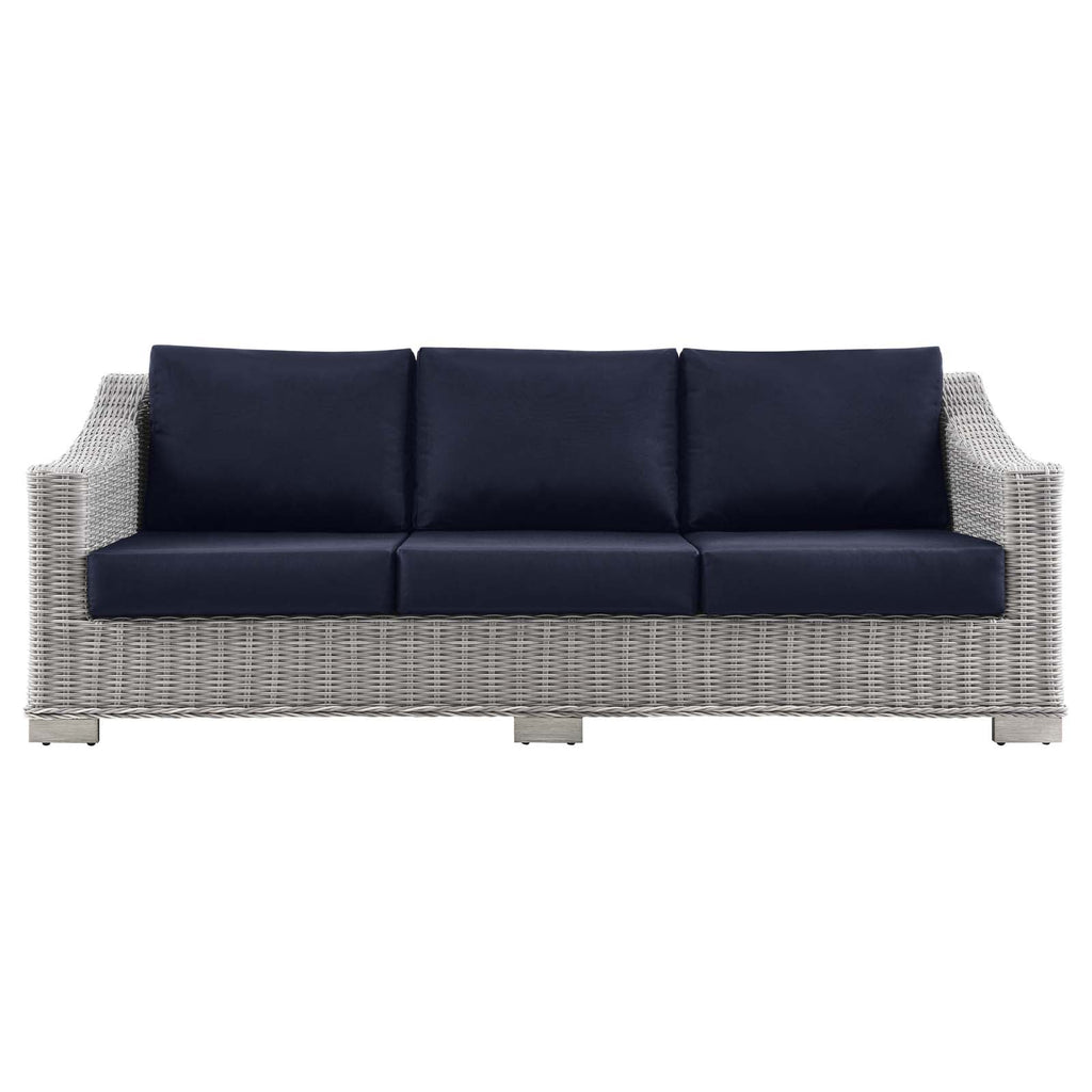 Conway Outdoor Patio Wicker Rattan Sofa by Modway