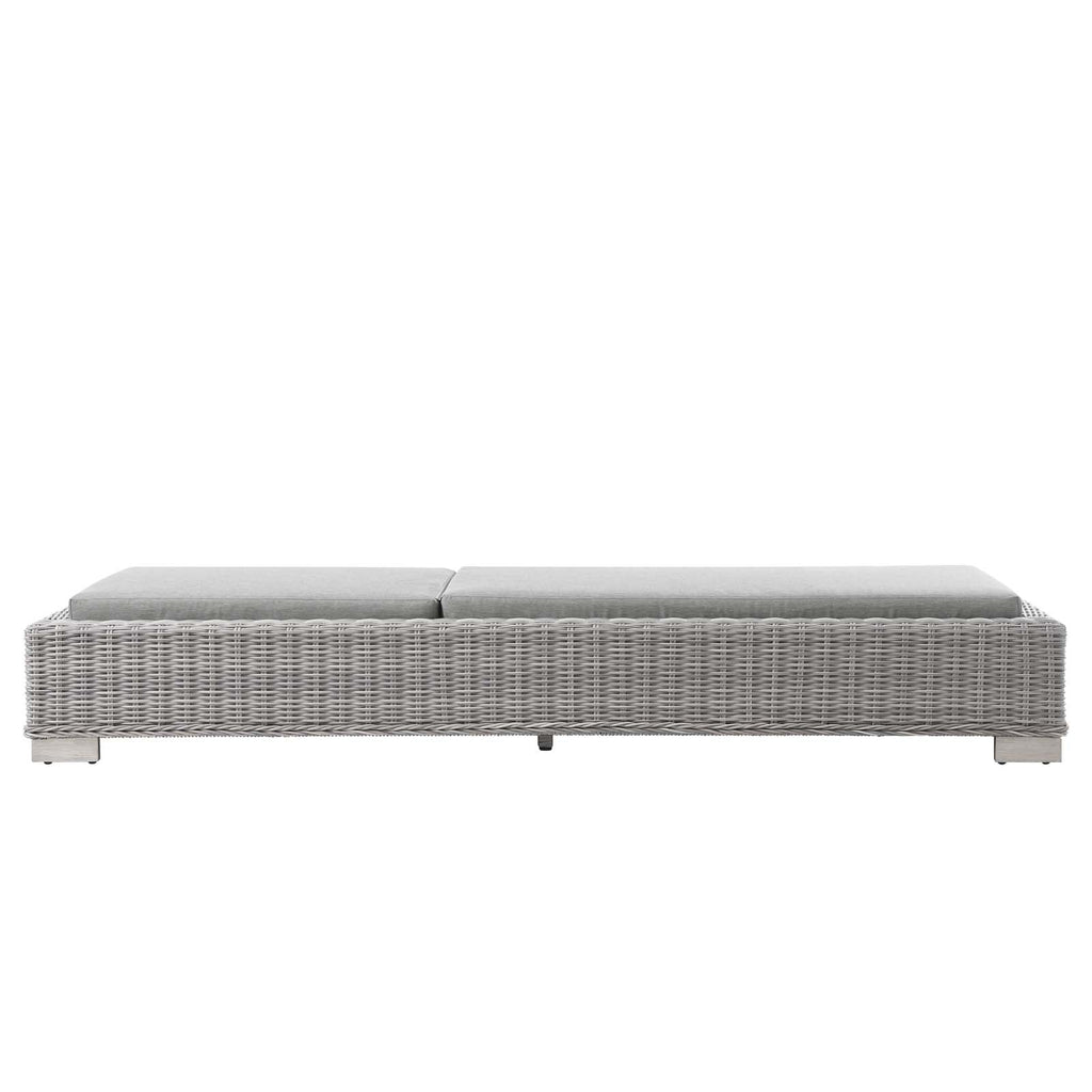 Conway Outdoor Patio Wicker Rattan Chaise Lounge by Modway
