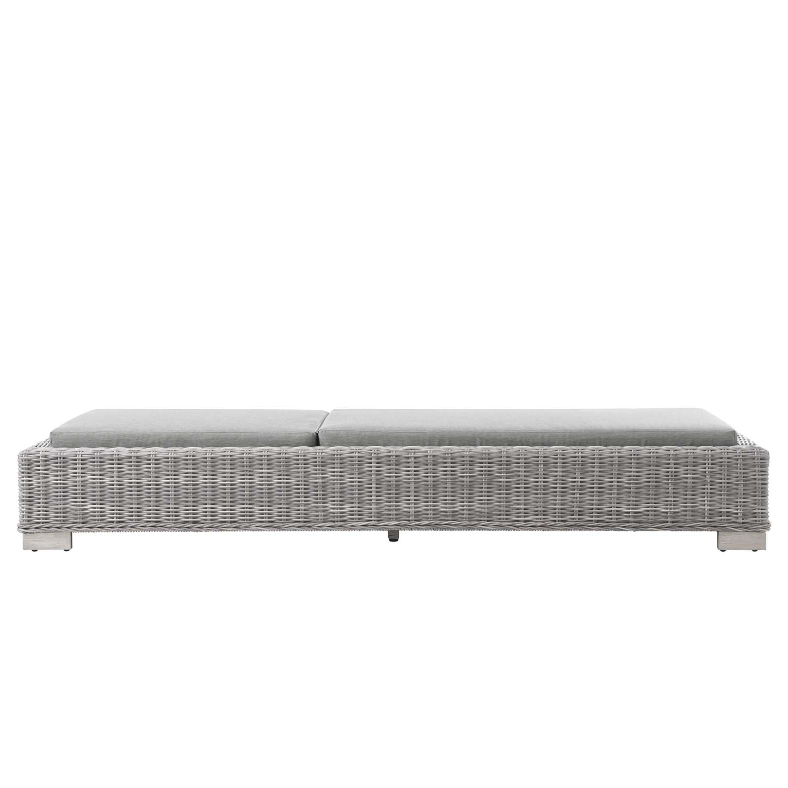 Conway Outdoor Patio Wicker Rattan Chaise Lounge by Modway