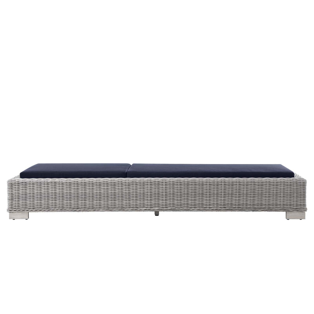 Conway Outdoor Patio Wicker Rattan Chaise Lounge by Modway