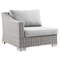 Conway Outdoor Patio Wicker Rattan Left-Arm Chair by Modway