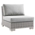 Conway Outdoor Patio Wicker Rattan Armless Chair by Modway