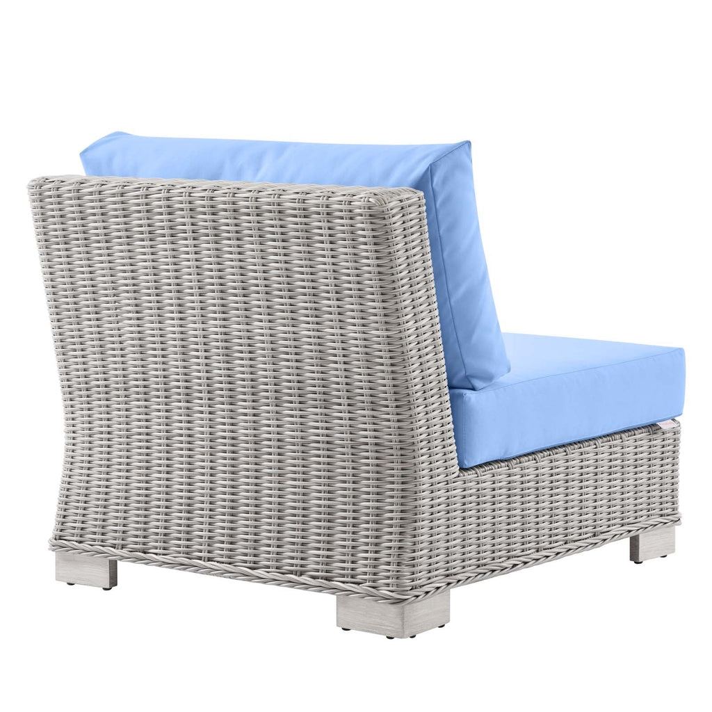 Conway Outdoor Patio Wicker Rattan Armless Chair by Modway