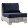 Conway Outdoor Patio Wicker Rattan Armless Chair by Modway
