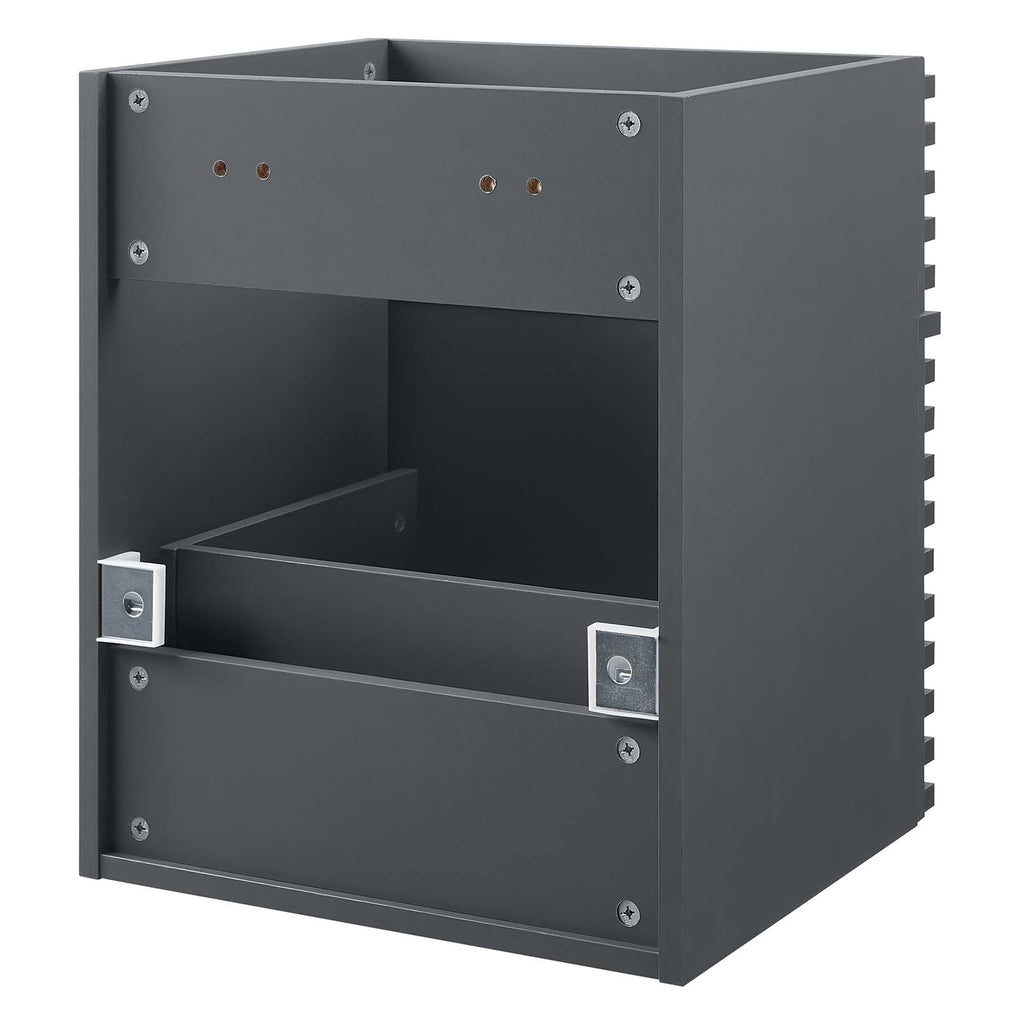 Render 18" Wall-Mount Bathroom Vanity Cabinet (Sink Basin Not Included) by Modway