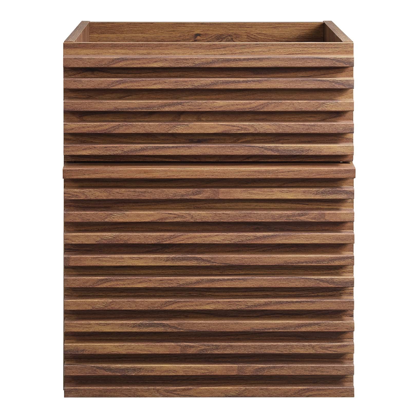 Render 18" Wall-Mount Bathroom Vanity Cabinet (Sink Basin Not Included) by Modway