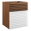 Render 18" Wall-Mount Bathroom Vanity Cabinet (Sink Basin Not Included) by Modway