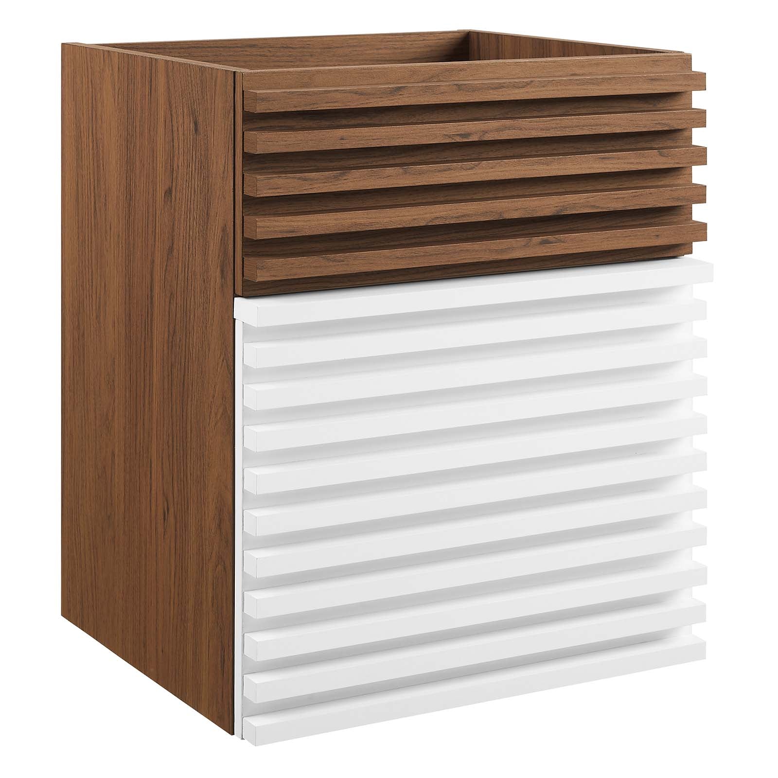 Render 18" Wall-Mount Bathroom Vanity Cabinet (Sink Basin Not Included) by Modway
