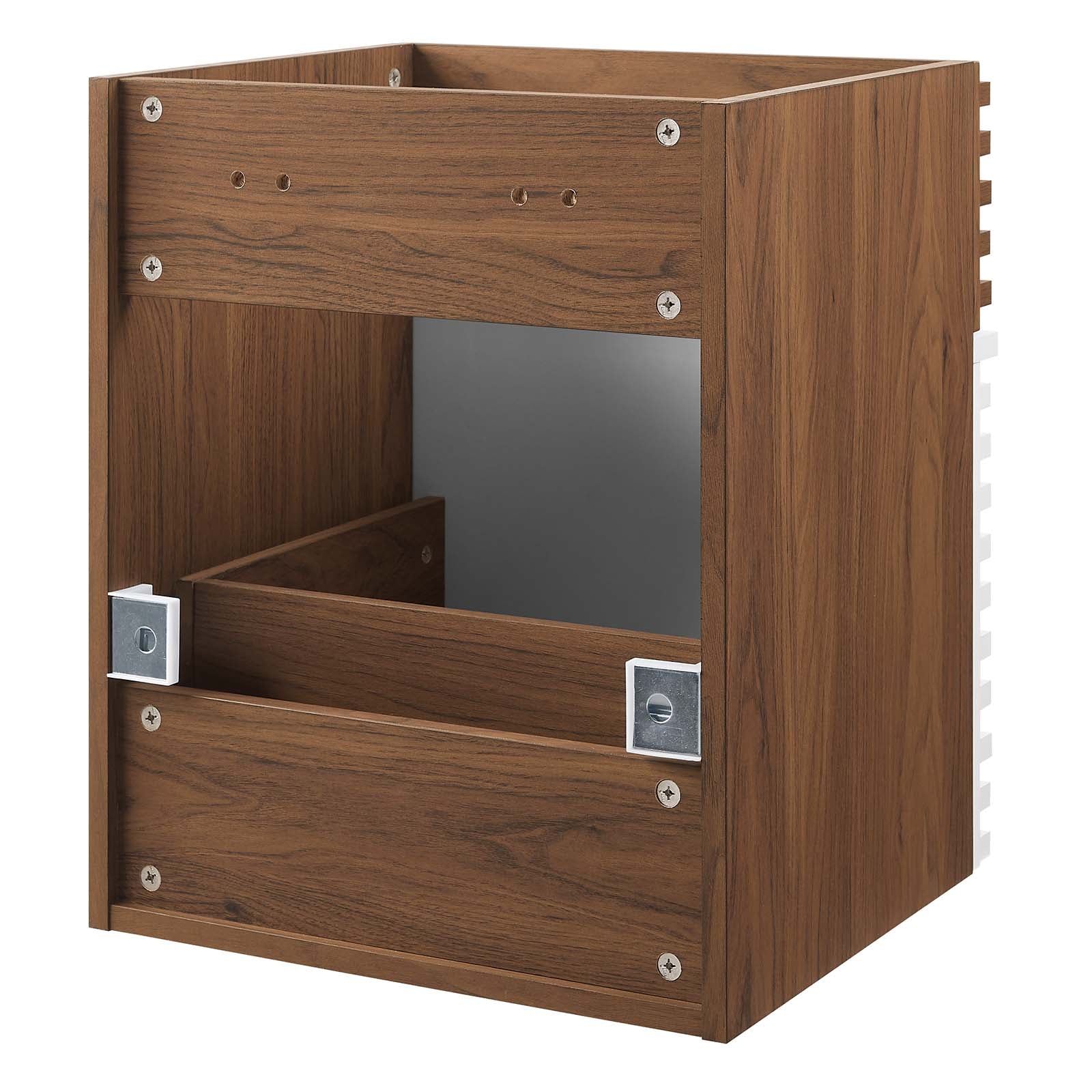 Render 18" Wall-Mount Bathroom Vanity Cabinet (Sink Basin Not Included) by Modway