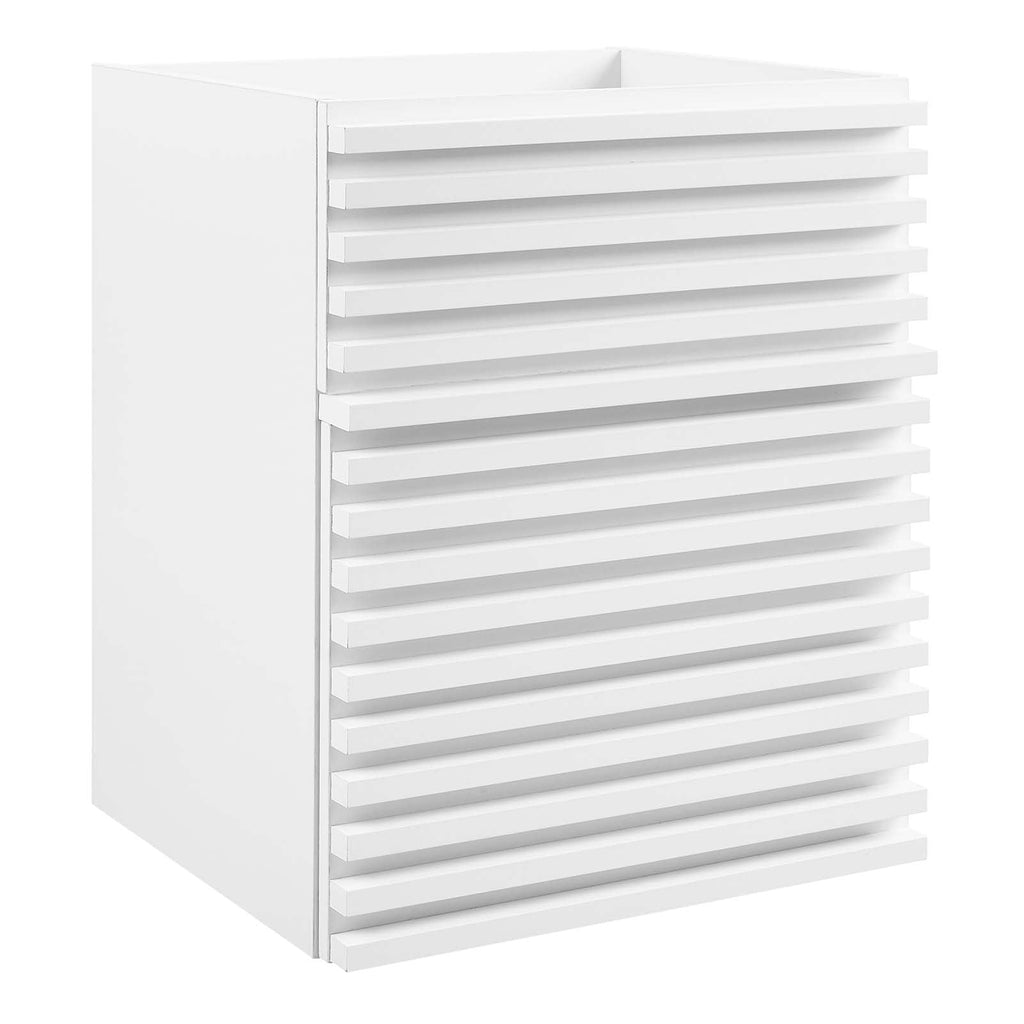 Render 18" Wall-Mount Bathroom Vanity Cabinet (Sink Basin Not Included) by Modway