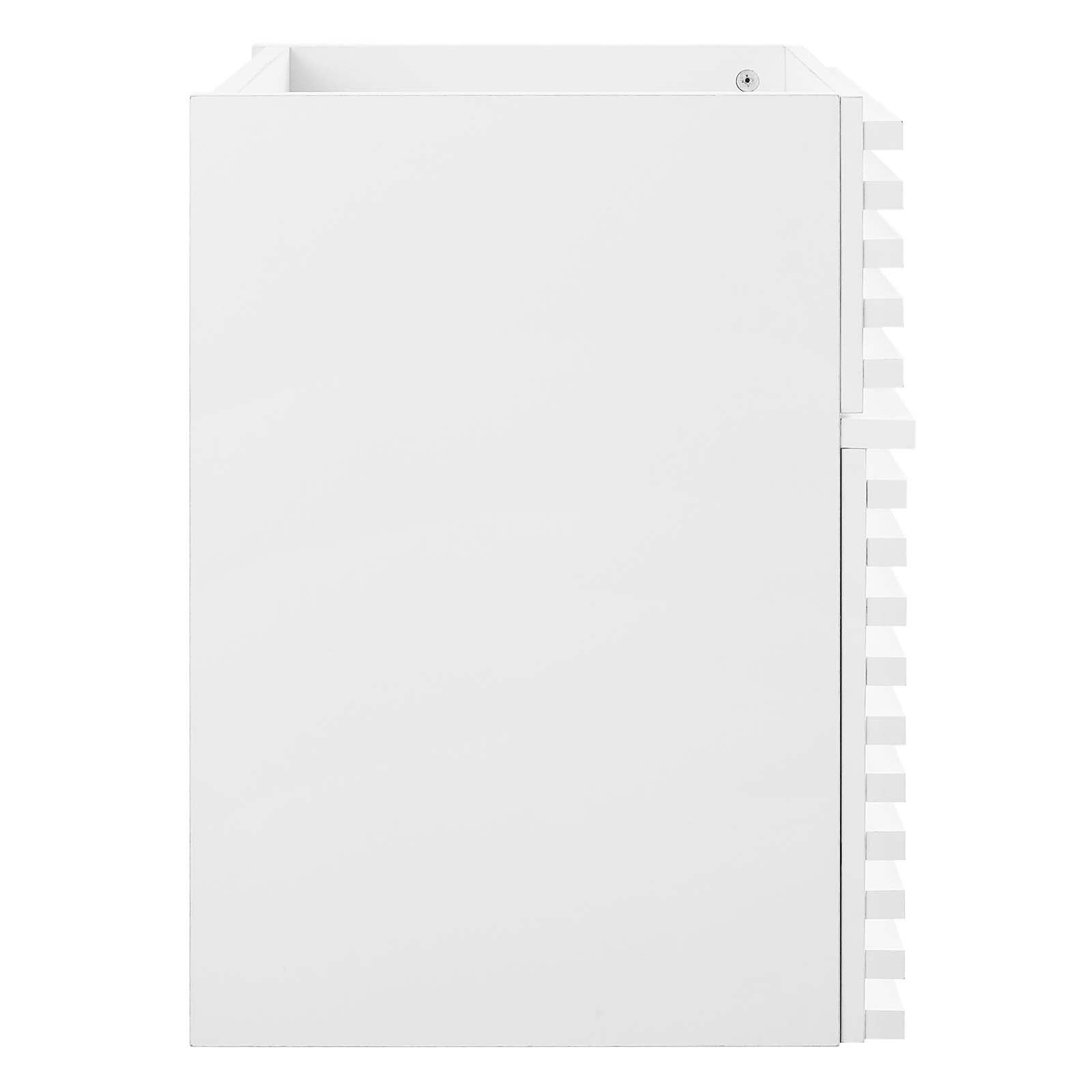 Render 18" Wall-Mount Bathroom Vanity Cabinet (Sink Basin Not Included) by Modway