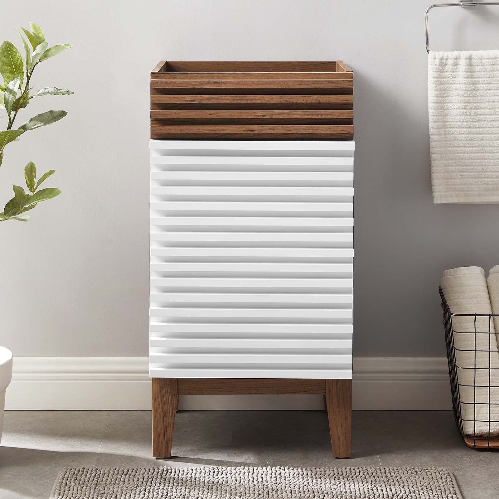 Render 18" Bathroom Vanity Cabinet (Sink Basin Not Included) by Modway