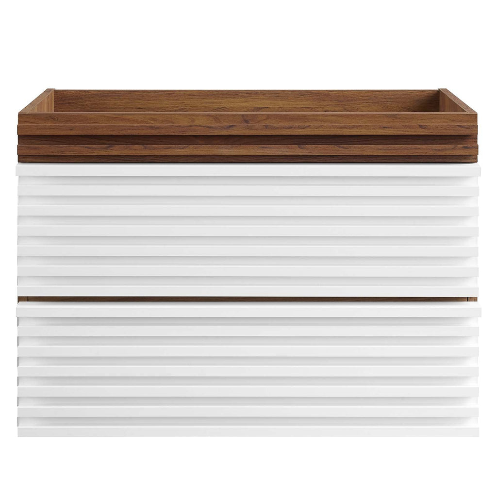 Render 30" Wall-Mount Bathroom Vanity Cabinet (Sink Basin Not Included) by Modway