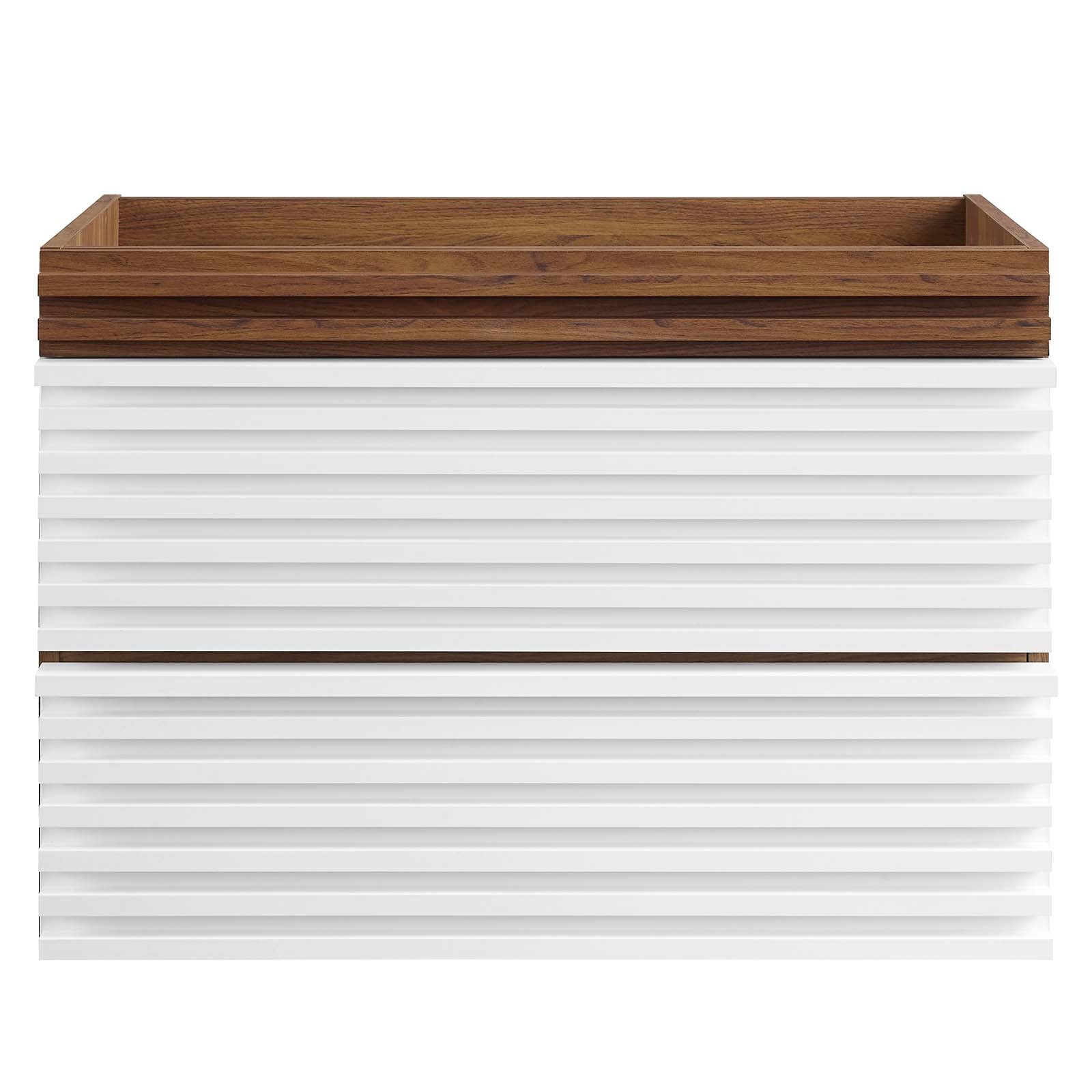 Render 30" Wall-Mount Bathroom Vanity Cabinet (Sink Basin Not Included) by Modway