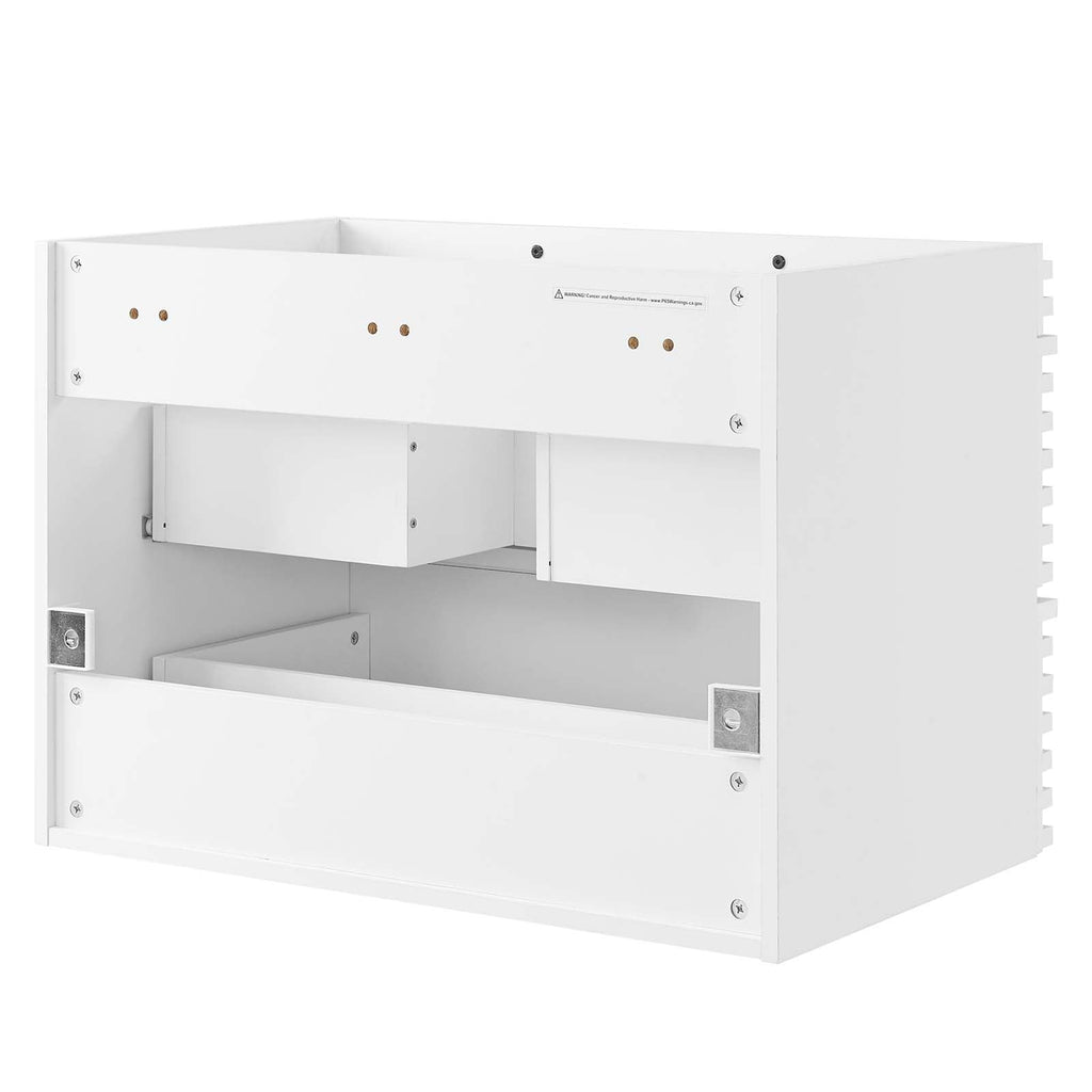 Render 30" Wall-Mount Bathroom Vanity Cabinet (Sink Basin Not Included) by Modway