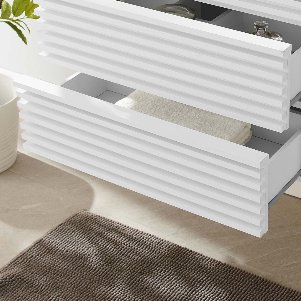 Render 30" Wall-Mount Bathroom Vanity Cabinet (Sink Basin Not Included) by Modway