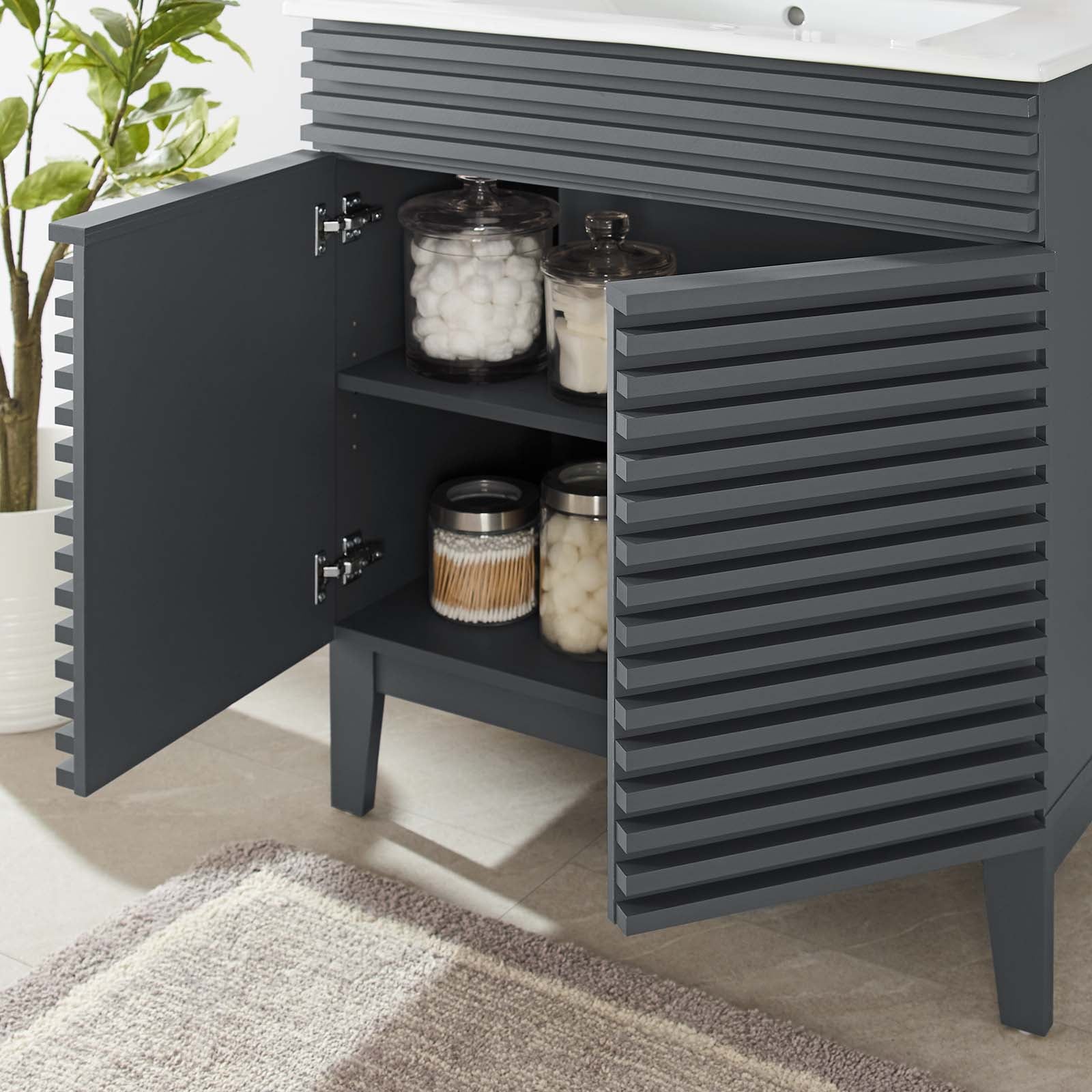 Render 30" Bathroom Vanity Cabinet (Sink Basin Not Included) by Modway