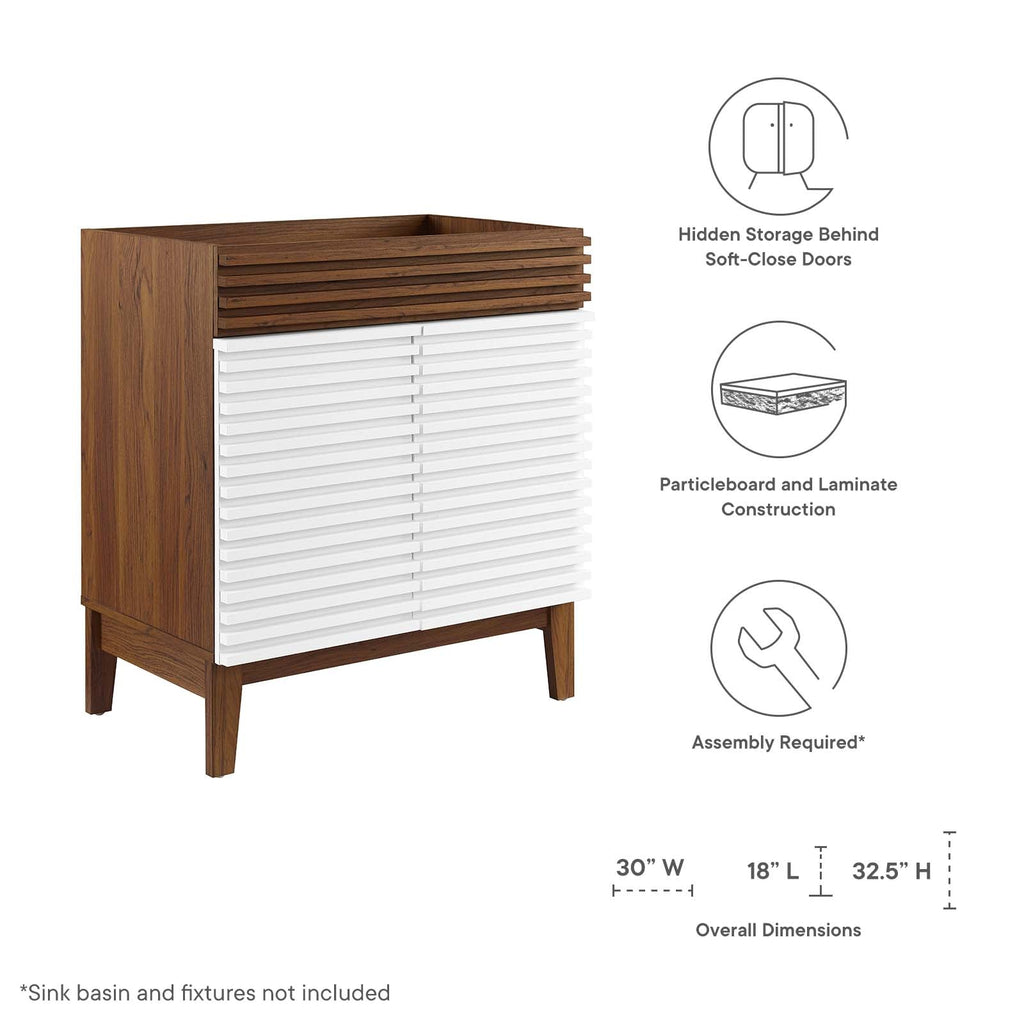 Render 30" Bathroom Vanity Cabinet (Sink Basin Not Included) by Modway