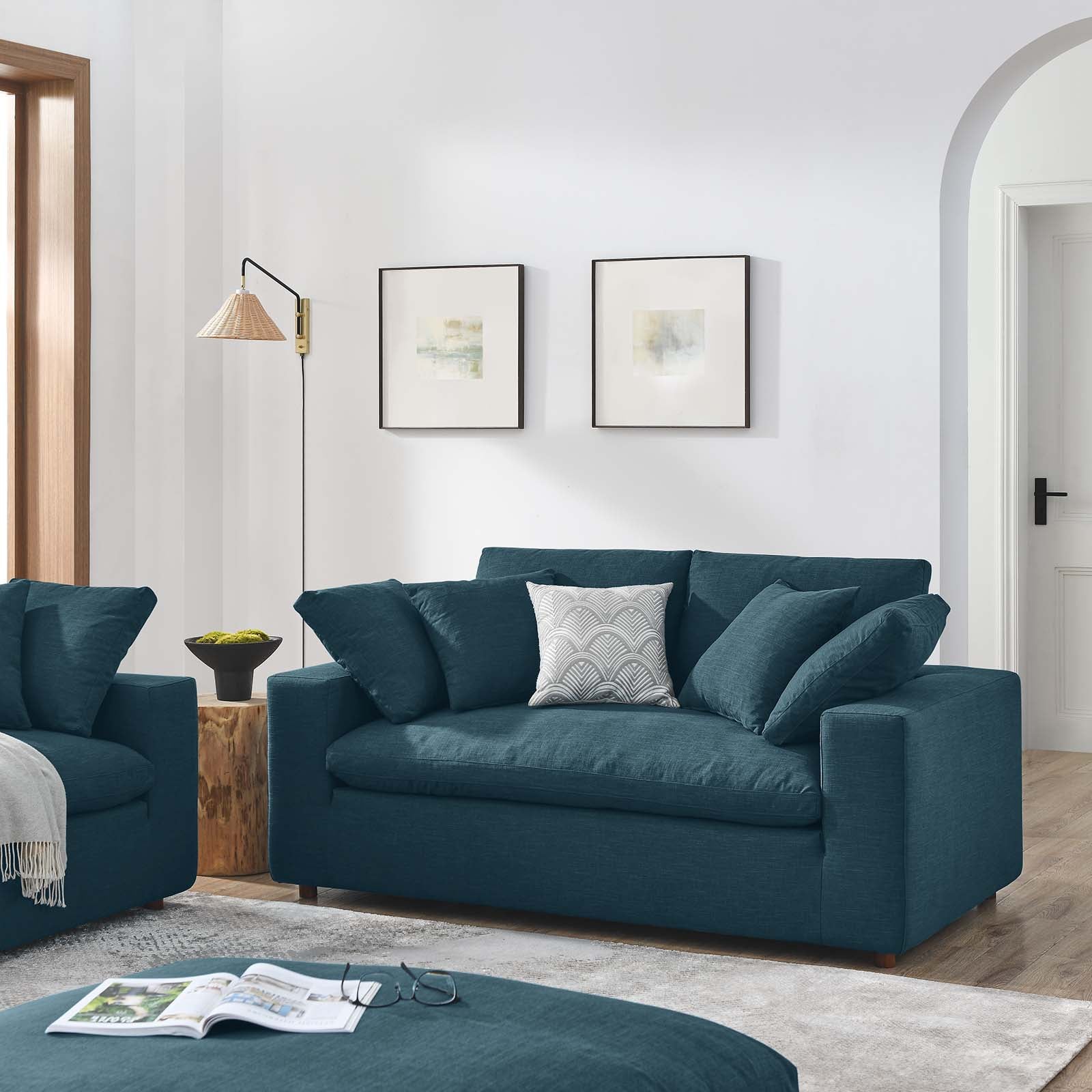 Commix Down Filled Overstuffed Loveseat by Modway