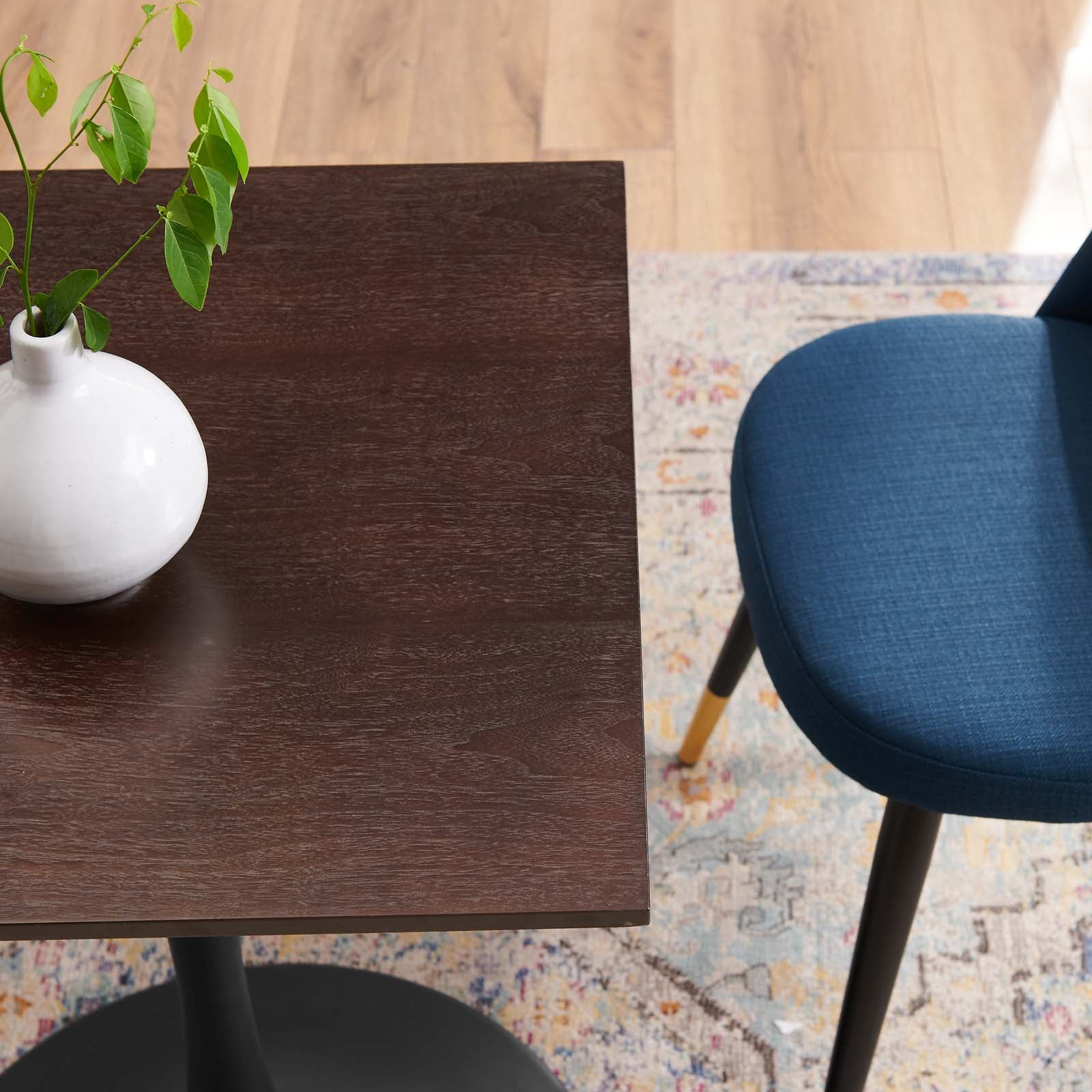 Lippa 24" Square Wood Dining Table by Modway