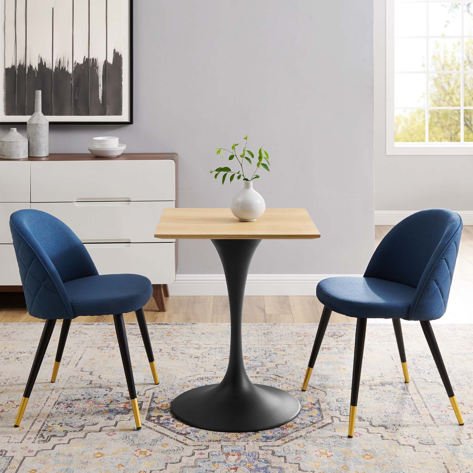 Lippa 24" Square Wood Dining Table by Modway