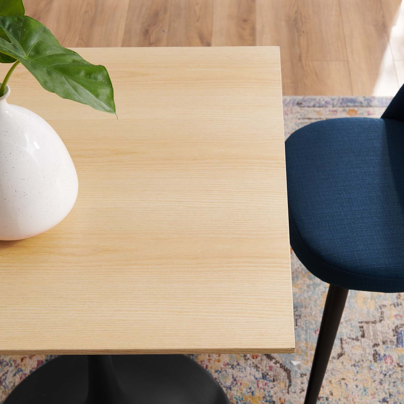 Lippa 28" Square Wood Dining Table by Modway