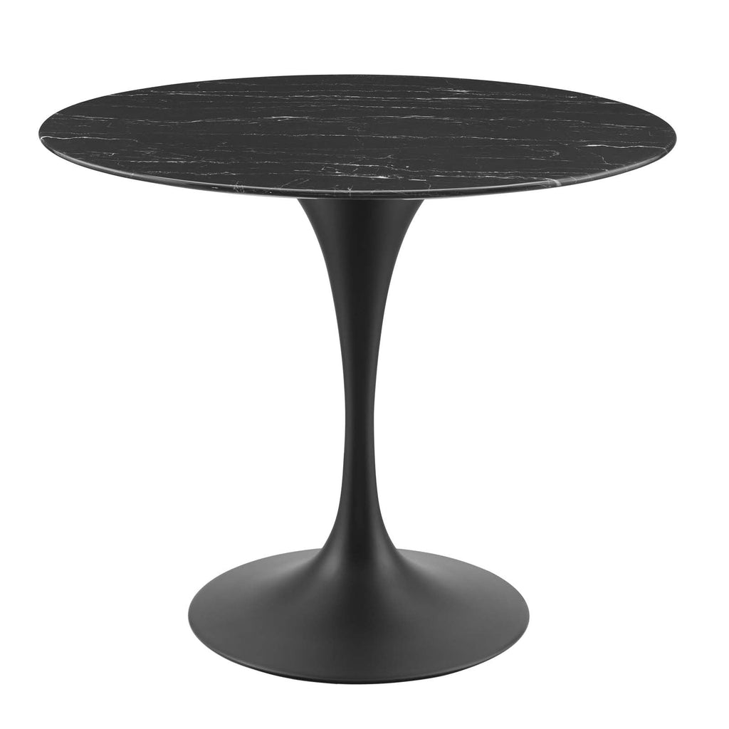 Lippa 36" Round Faux Marble Dining Table by Modway