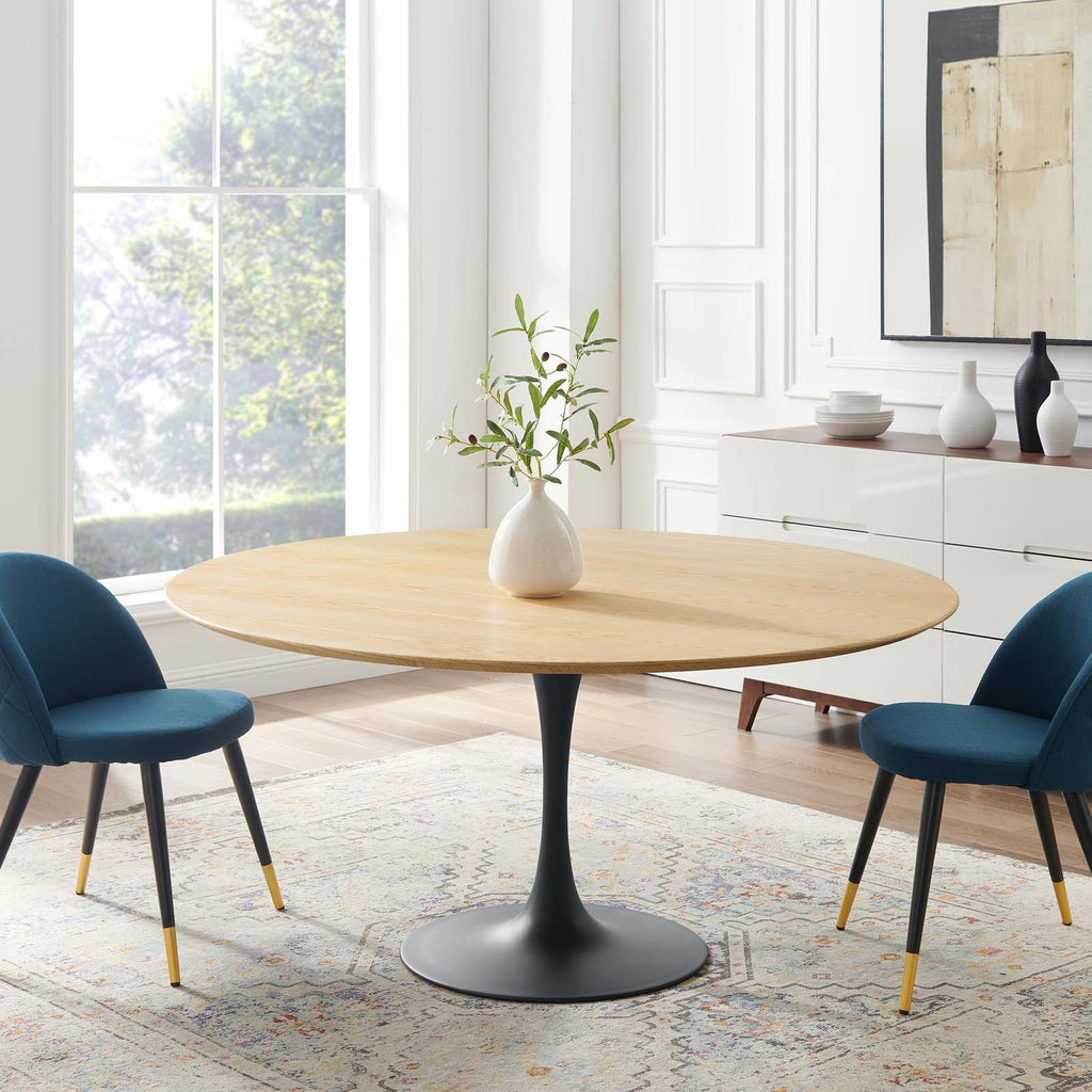 Lippa 60" Round Wood Dining Table by Modway