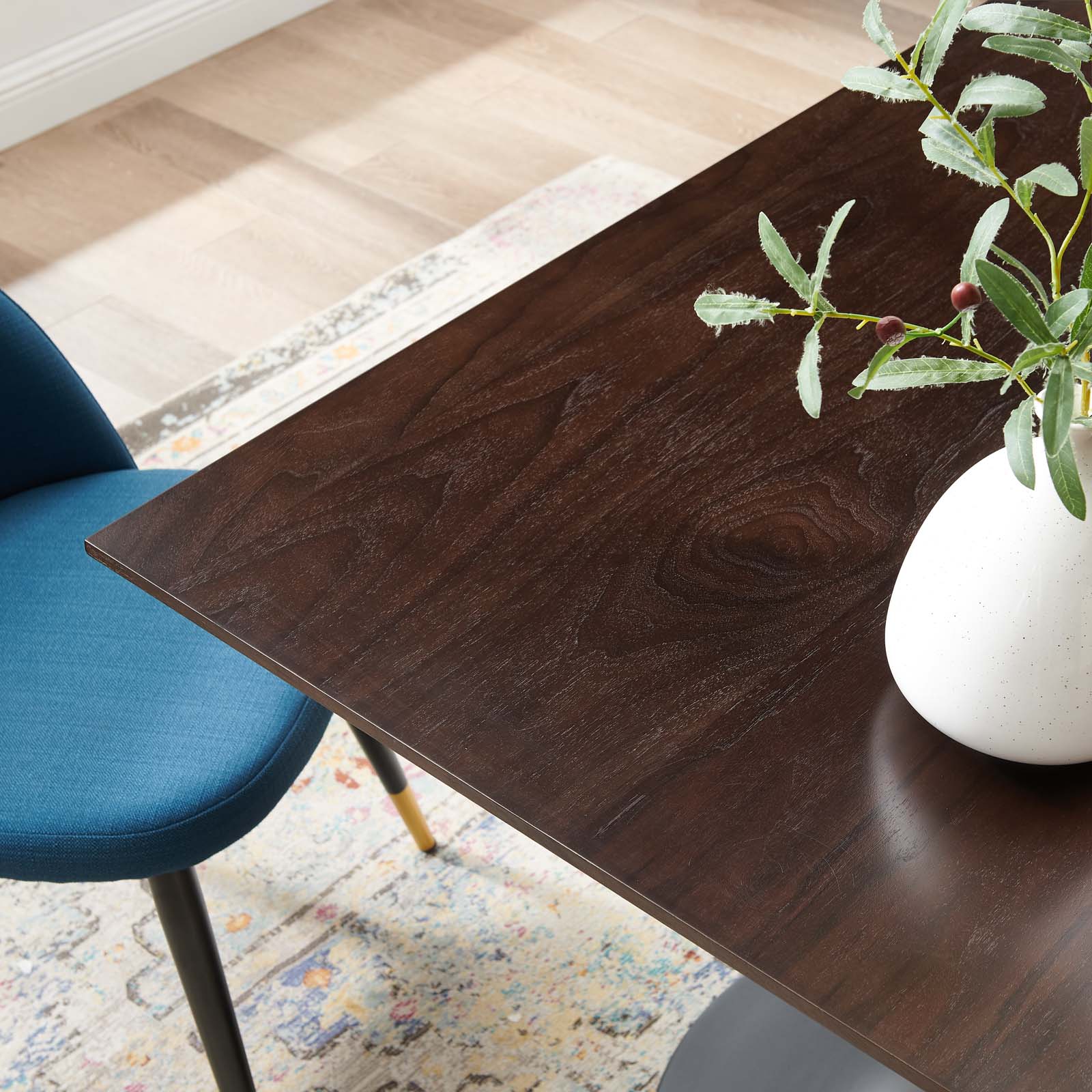 Lippa 47" Square Wood Dining Table by Modway