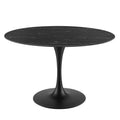 Lippa 48" Round Faux Marble Dining Table by Modway