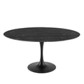 Lippa 60" Round Faux Marble Dining Table by Modway