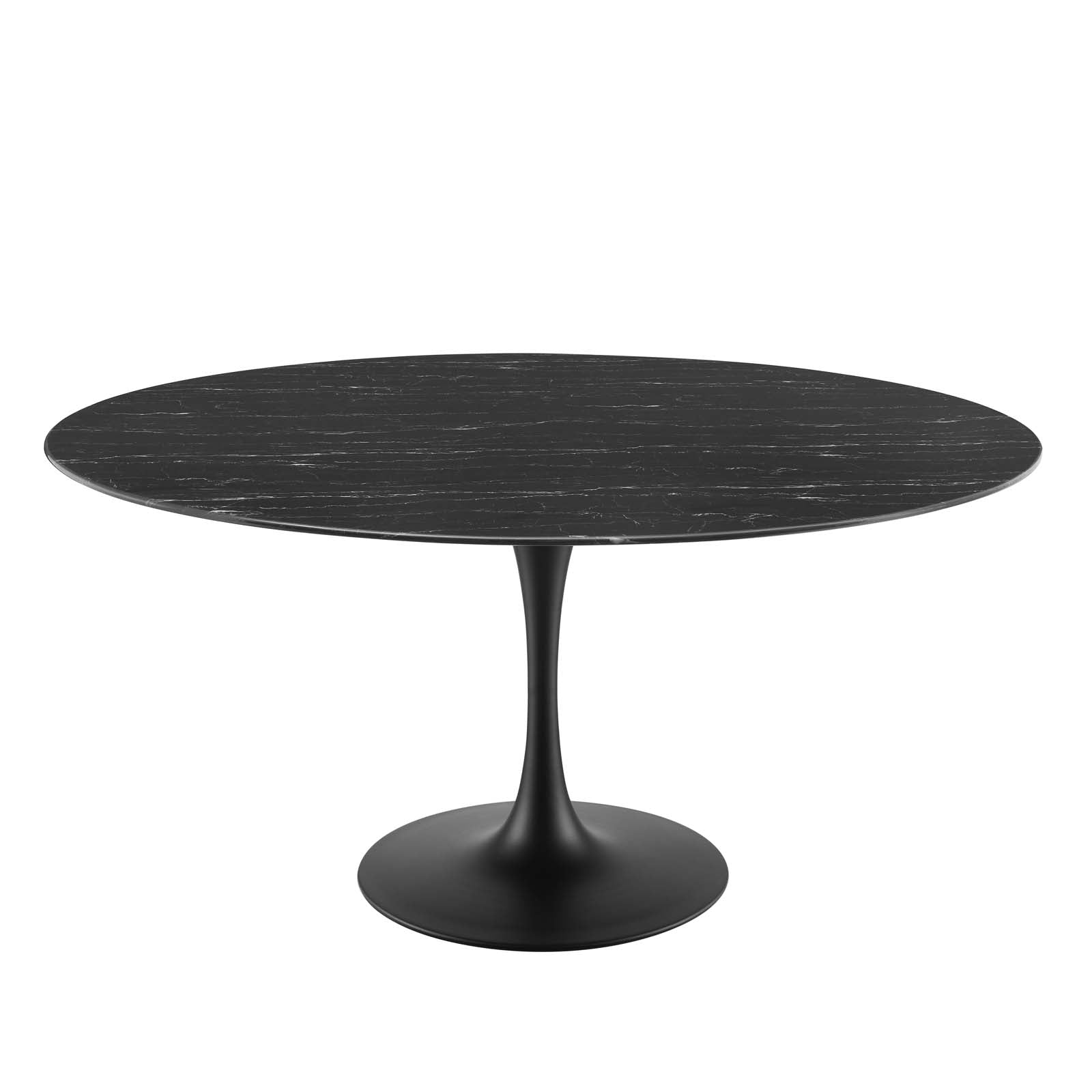 Lippa 60" Round Faux Marble Dining Table by Modway